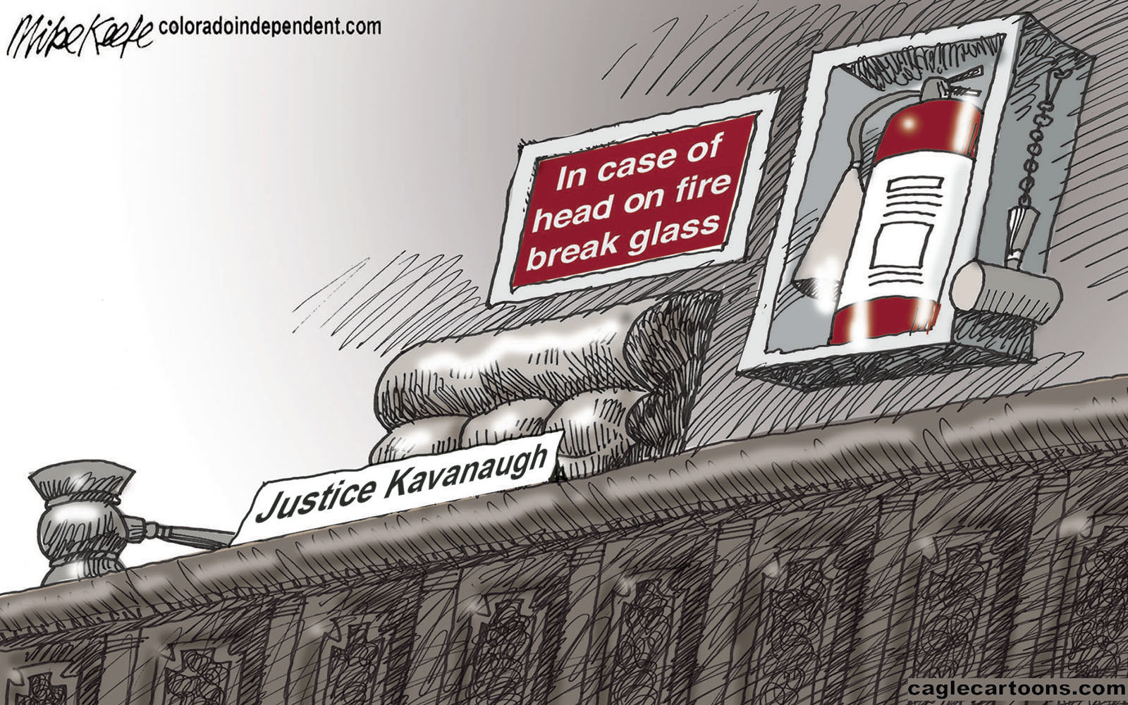 Kavanaugh confirmation cartoon